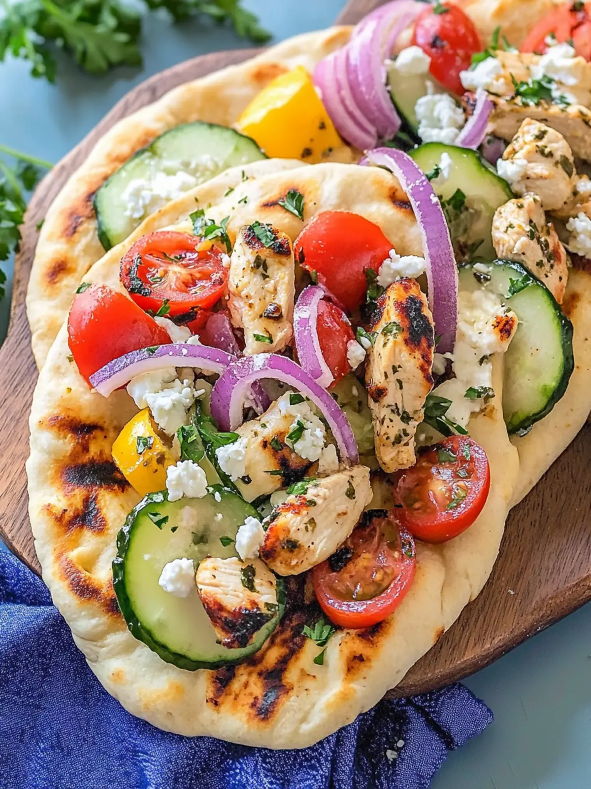 Greek Chicken Flatbreads: A Fresh Take on Family Dinners 5 Greek Chicken Flatbreads