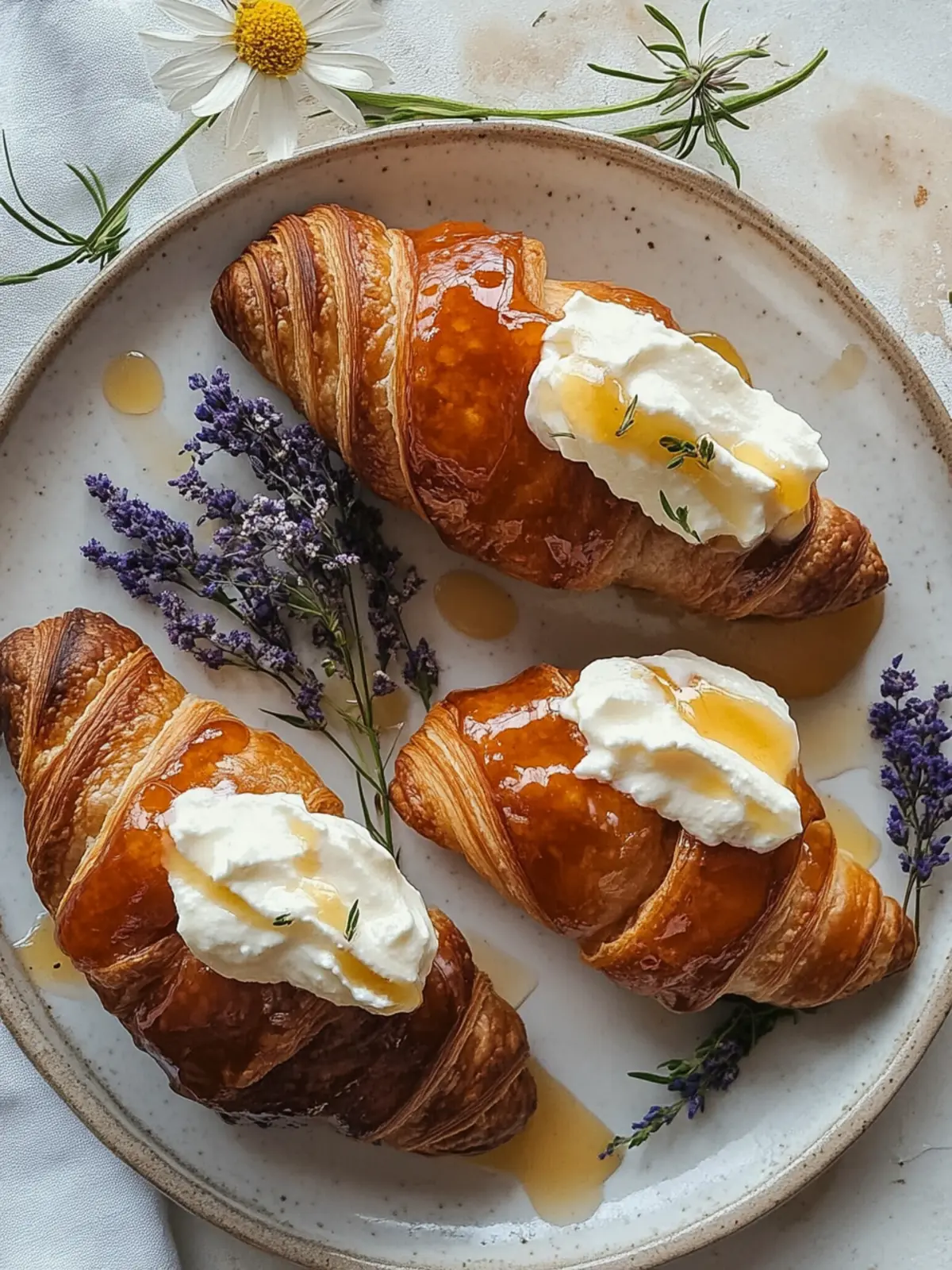 Whipped Ricotta with Honey Croissants: A Divine Brunch Treat 3 Whipped Ricotta with Honey Croissants