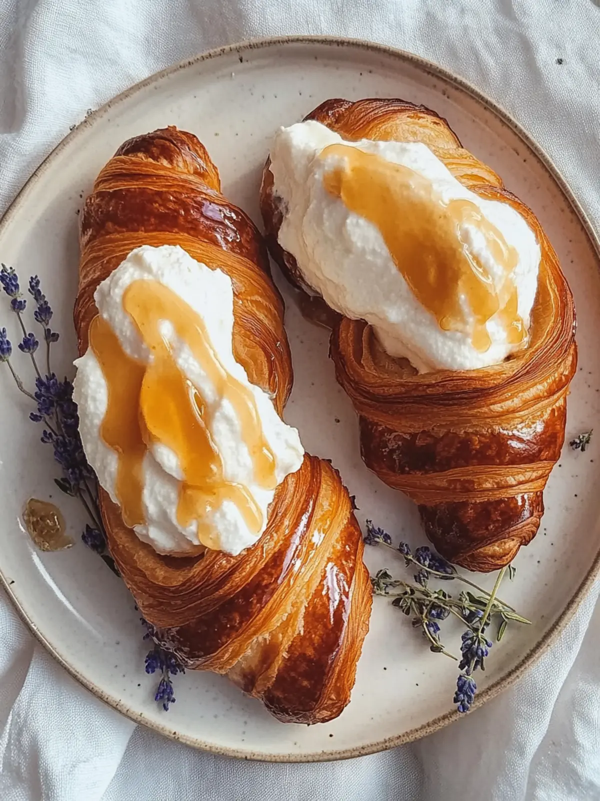 Whipped Ricotta with Honey Croissants: A Divine Brunch Treat 4 Whipped Ricotta with Honey Croissants