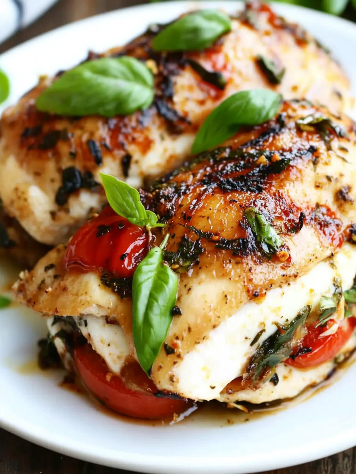Savory Caprese Stuffed Chicken in Just 30 Minutes 3 Caprese Stuffed Chicken