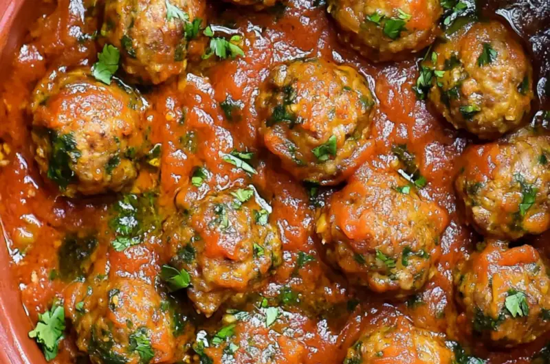 Moroccan Meatballs (Meatball Tagine)