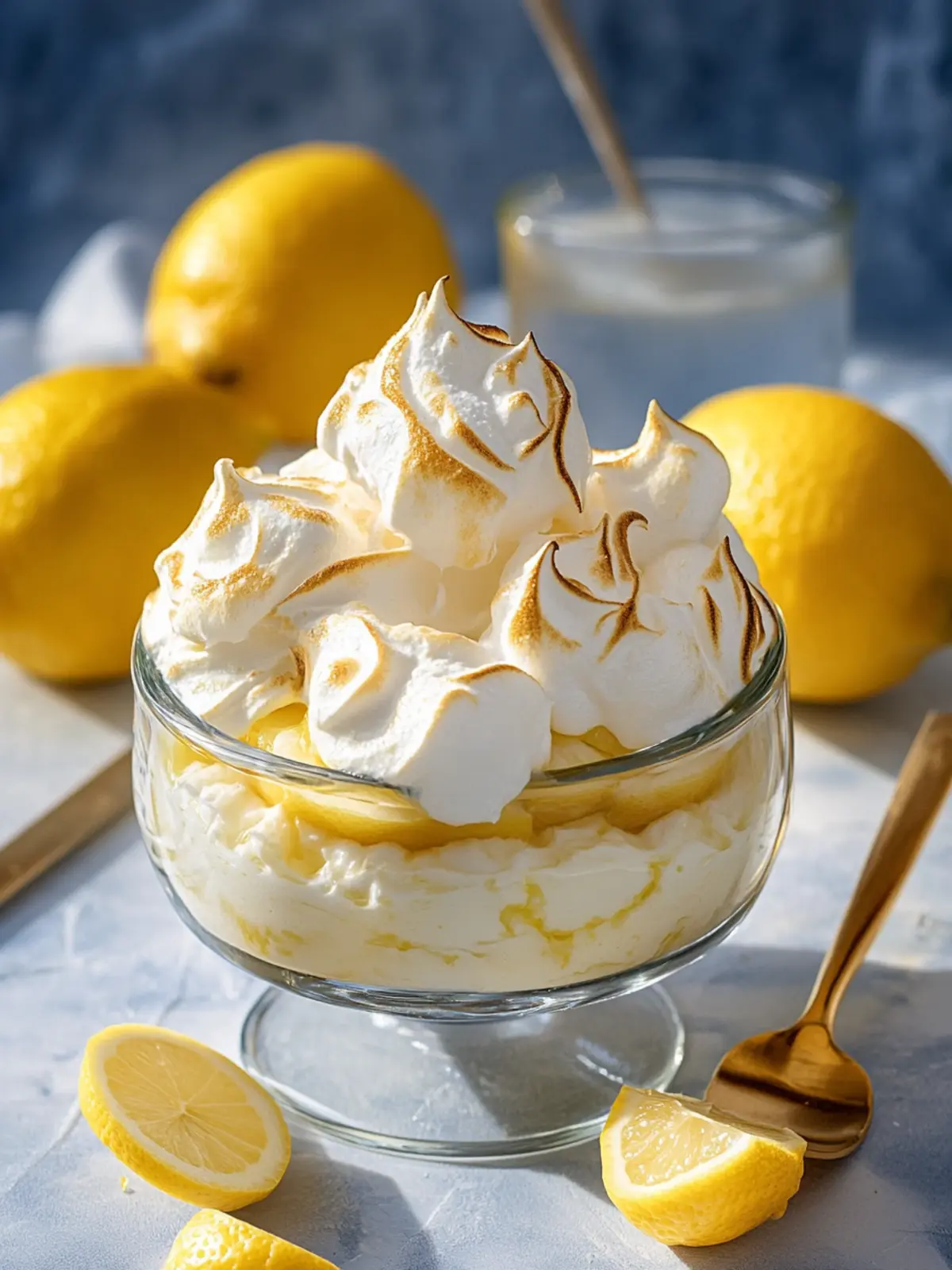 Delightful Lemon Meringue Fool: Quick 4-Ingredient Treat 3 Lemon Meringue Fool