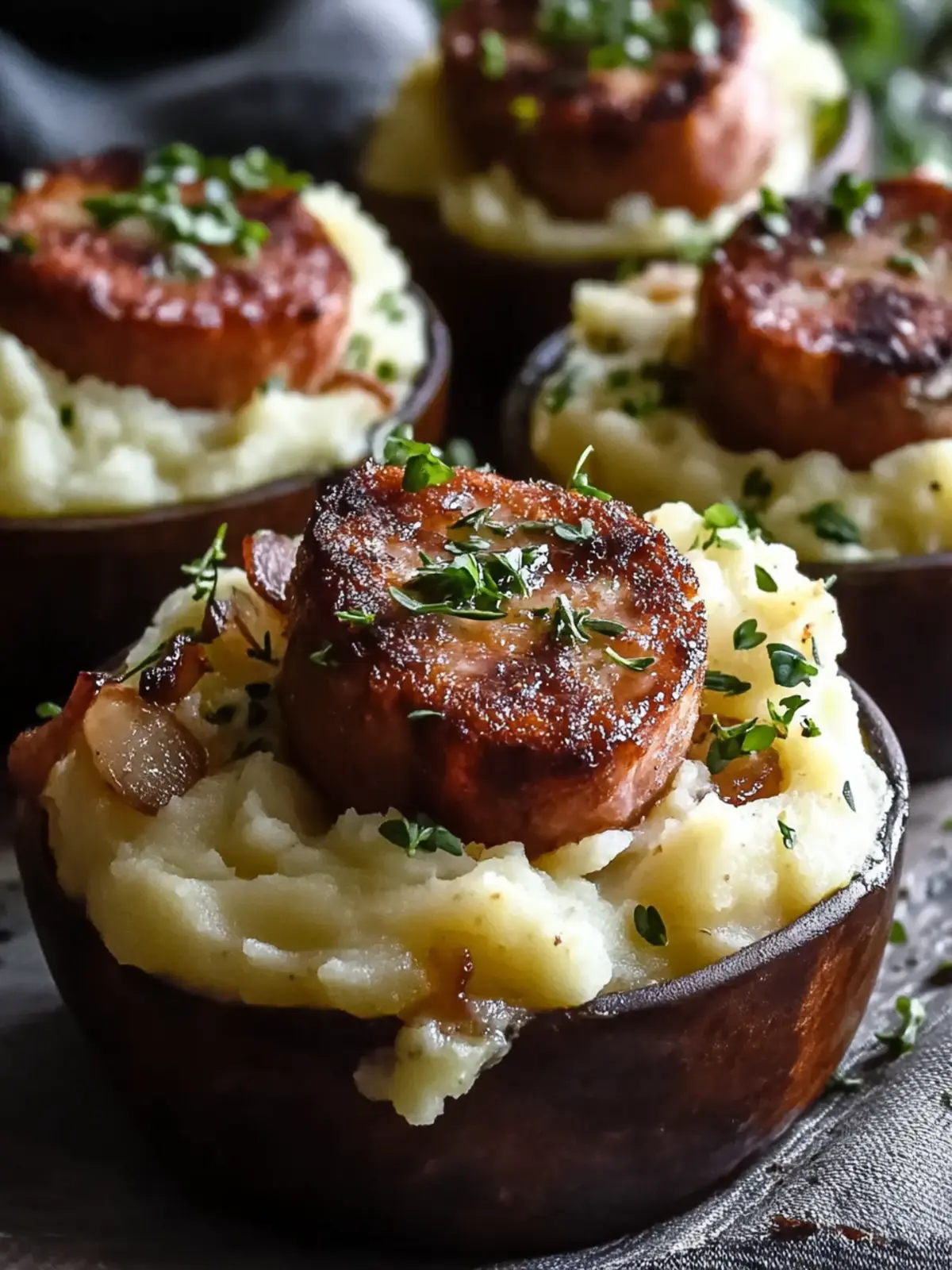 Crispy Irish Bangers & Mash Cups for Cozy Gatherings 2 Irish Bangers & Mash Cups