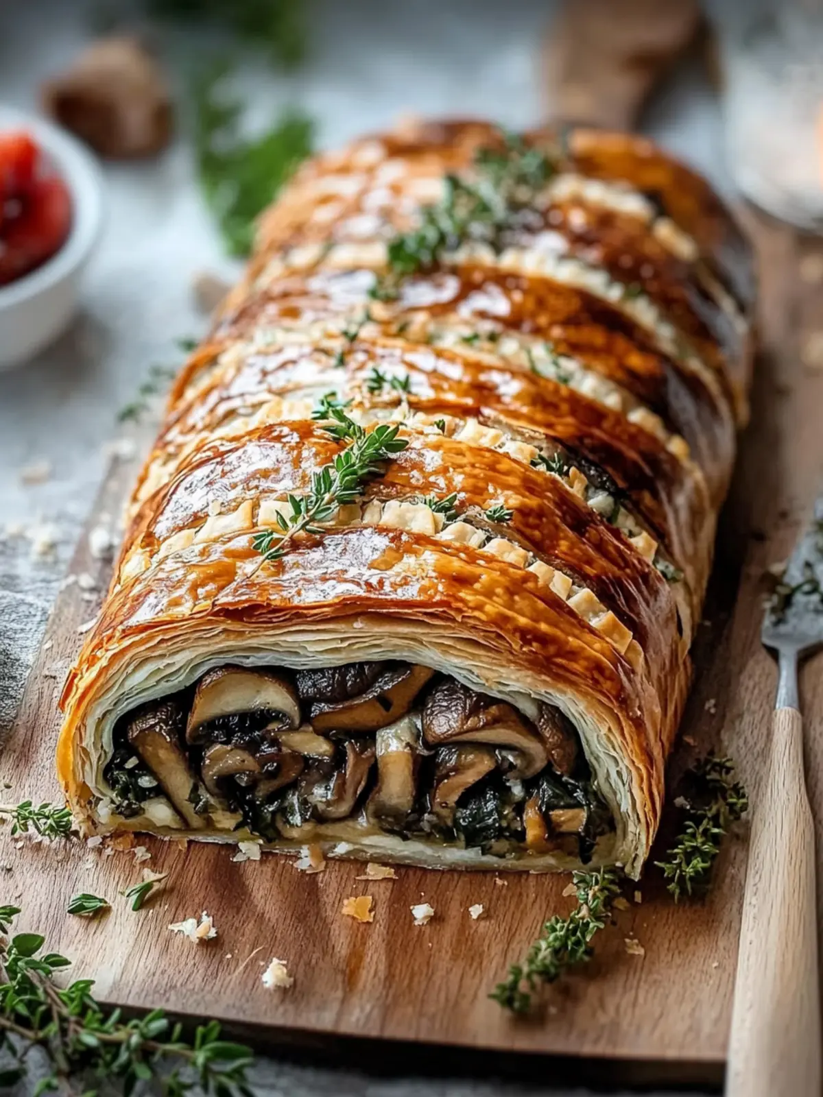 Mouthwatering Vegetarian Mushroom Wellington for Festive Gatherings 2 Vegetarian Mushroom Wellington