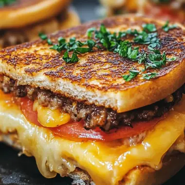 Irresistible Patty Melts: A Cozy Twist on Classic Comfort 9 Patty Melts