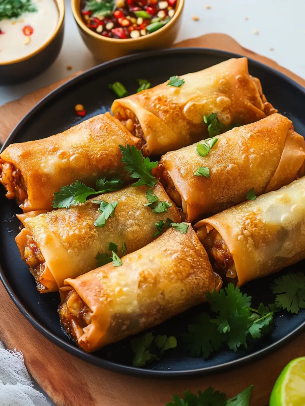 Delicious Msakhan Egg Rolls: Quick Comfort Food Delight 2 Msakhan Egg Rolls