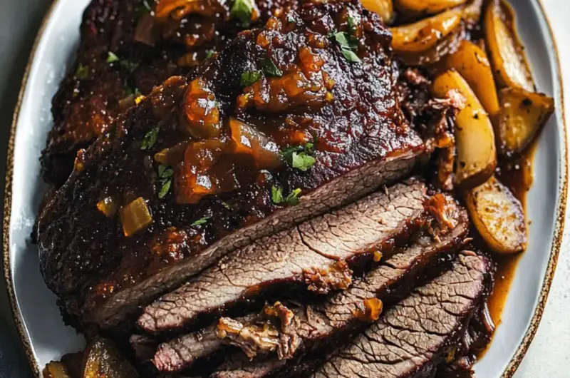 Red Wine and Honey Braised Brisket