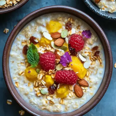 Creamy Indian Overnight Oats: A Flavorful Breakfast Delight 9 Indian Overnight Oats