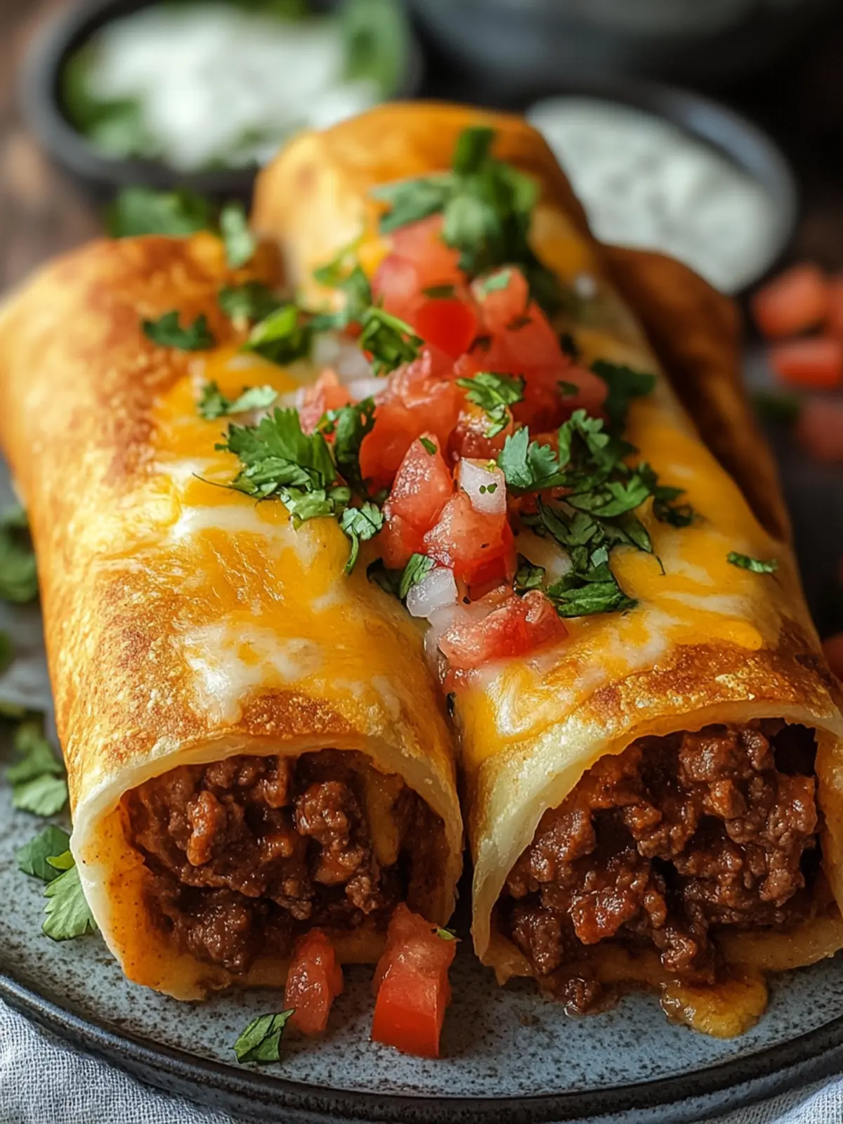 Delicious Beef and Cheese Chimichangas You Can Freeze Today 4 Beef and Cheese Chimichangas