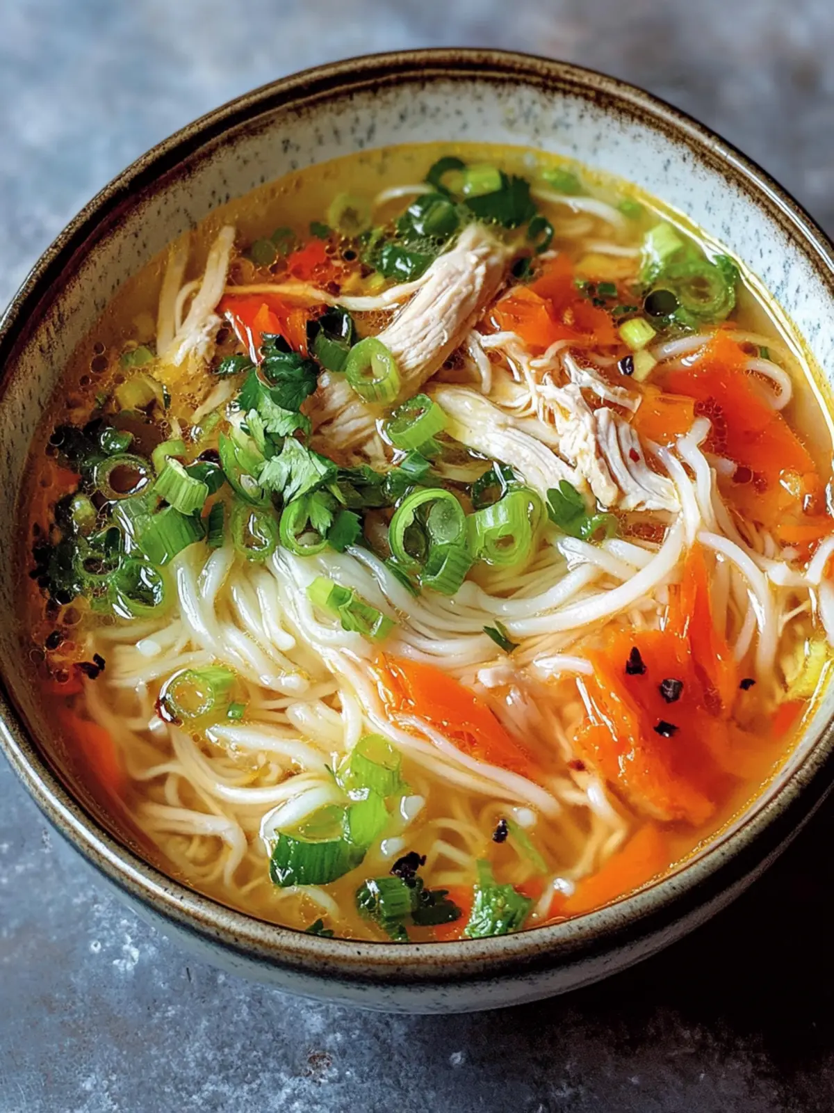 Ginger Garlic Chicken Noodle Soup in Just 25 Minutes 2 Ginger Garlic Chicken Noodle Soup
