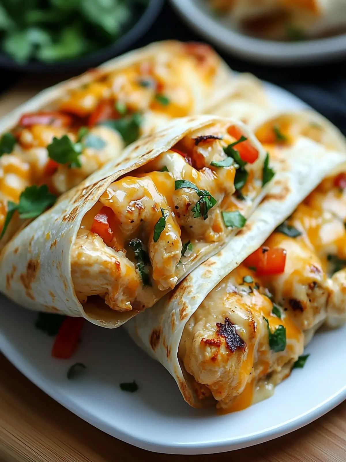 Ooey-Gooey Cheesy Garlic Chicken Wraps You’ll Crave Daily 2 Ooey-Gooey Cheesy Garlic Chicken Wraps