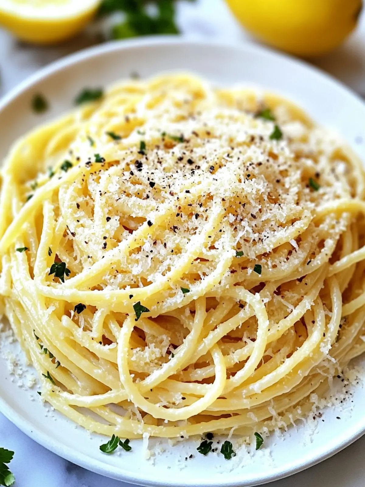 Zesty Lemon Parmesan Pasta That's a Comfort Food Winner 2 Lemon Parmesan Pasta