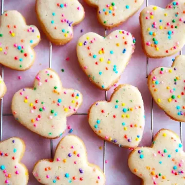 Funfetti Shortbread Cut-Out Cookies to Brighten Your Day 9 Funfetti Shortbread Cut-Out Cookies