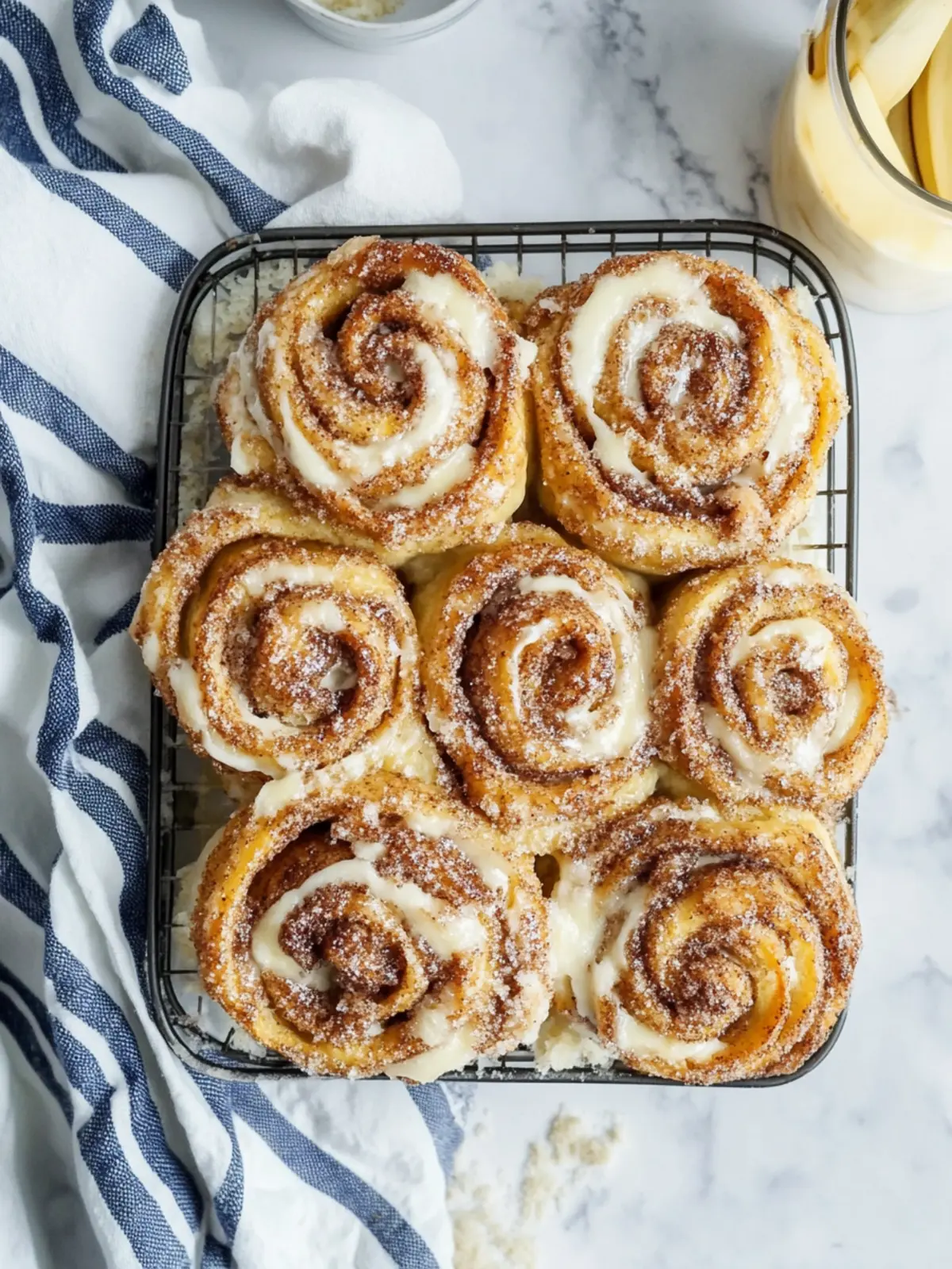Fluffy Banana Bread Batter Cinnamon Buns That Wow Your Mornings 3 Banana Bread Batter Cinnamon Buns