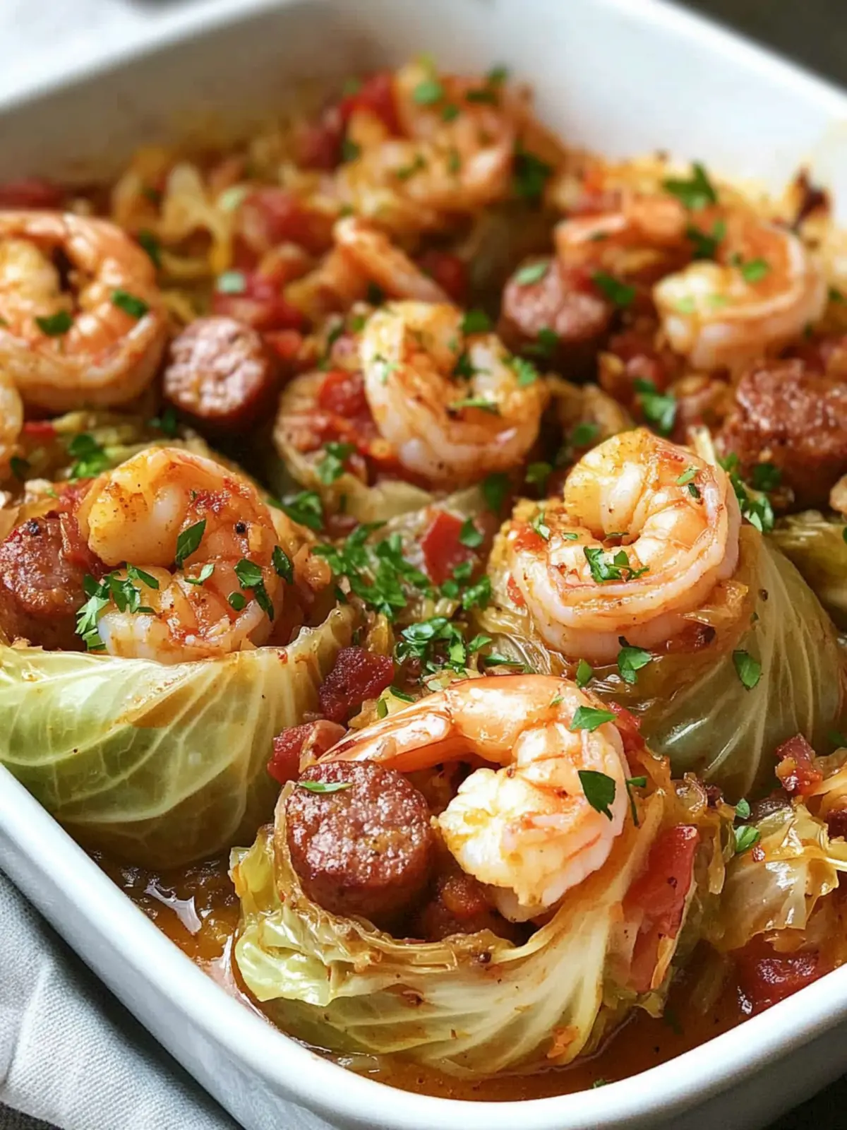 Keto Cajun Shrimp & Sausage Stuffed Cabbage for Bold Flavors 2 Keto Cajun Shrimp & Sausage Stuffed Cabbage