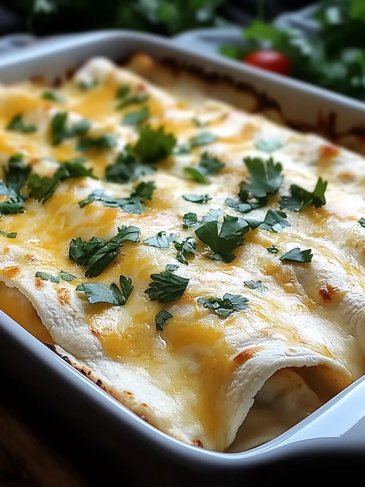 Savory White Chicken Enchiladas: A Comfort Food Delight 2 White Chicken Enchiladas