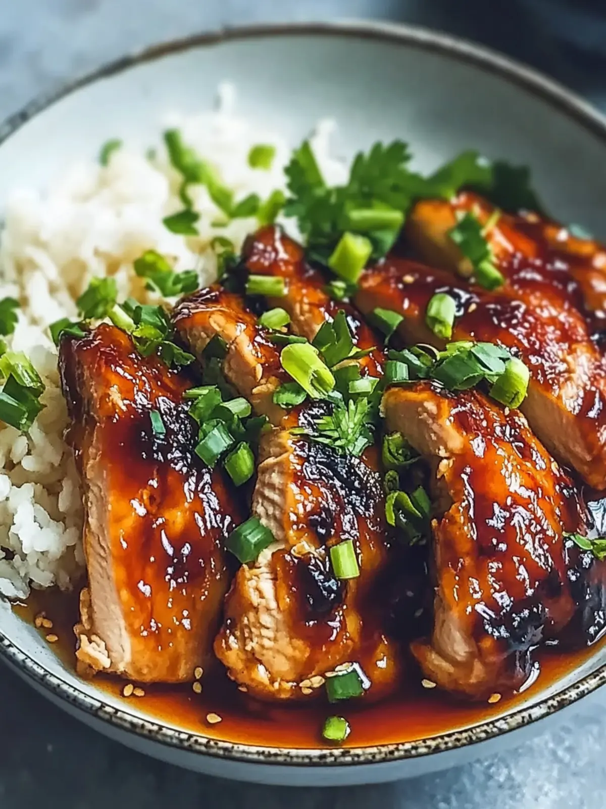Savory Caramelised Soy Chicken in Garlic Ginger Broth Delight 4 Caramelised Soy Chicken
