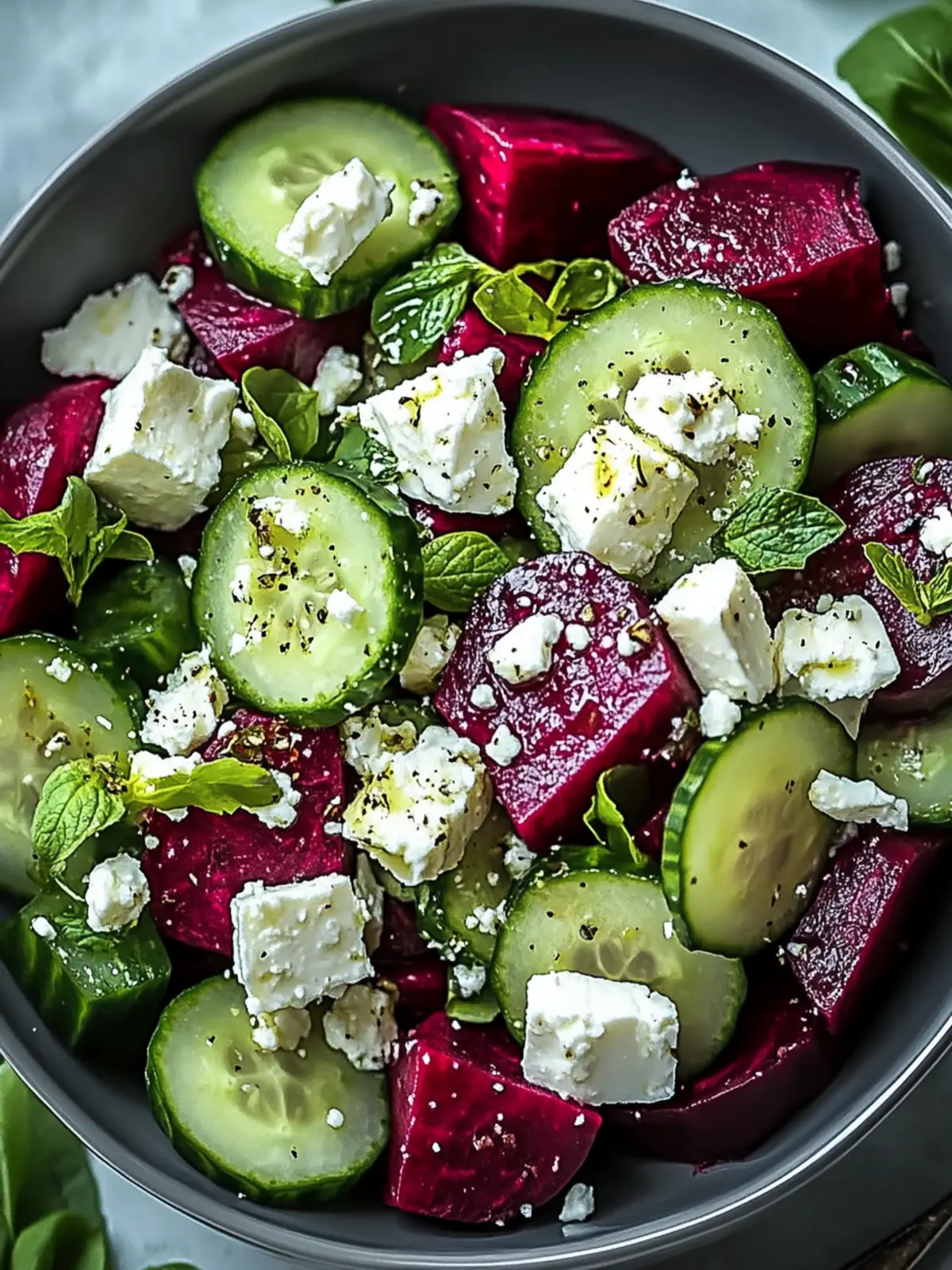 Beet Salad with Feta and Cucumbers for a Refreshing Boost 3 Beet Salad with Feta and Cucumbers
