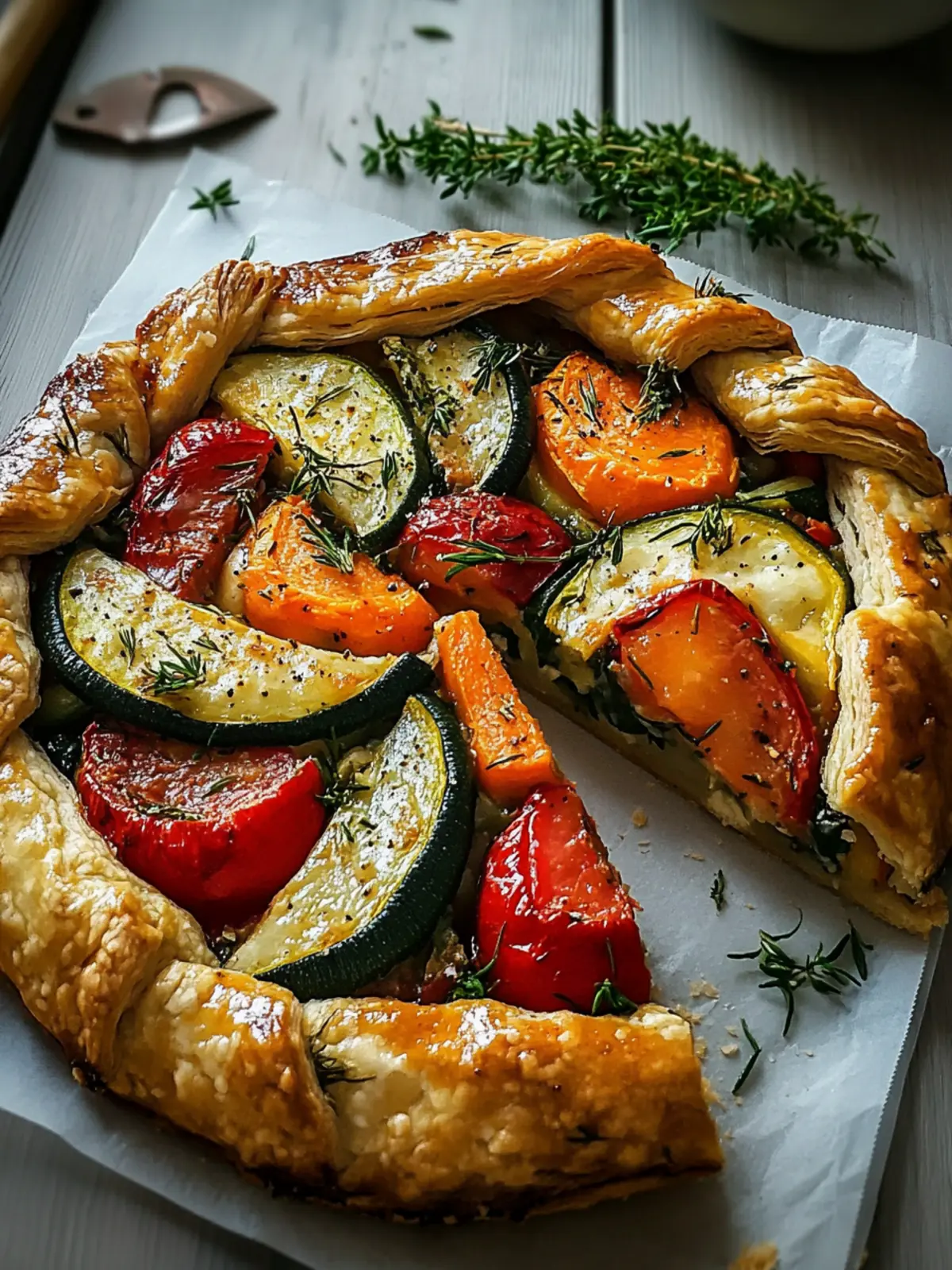 Mediterranean Vegetable Galette: Flaky, Flavor-Packed Delight 3 Mediterranean Vegetable Galette