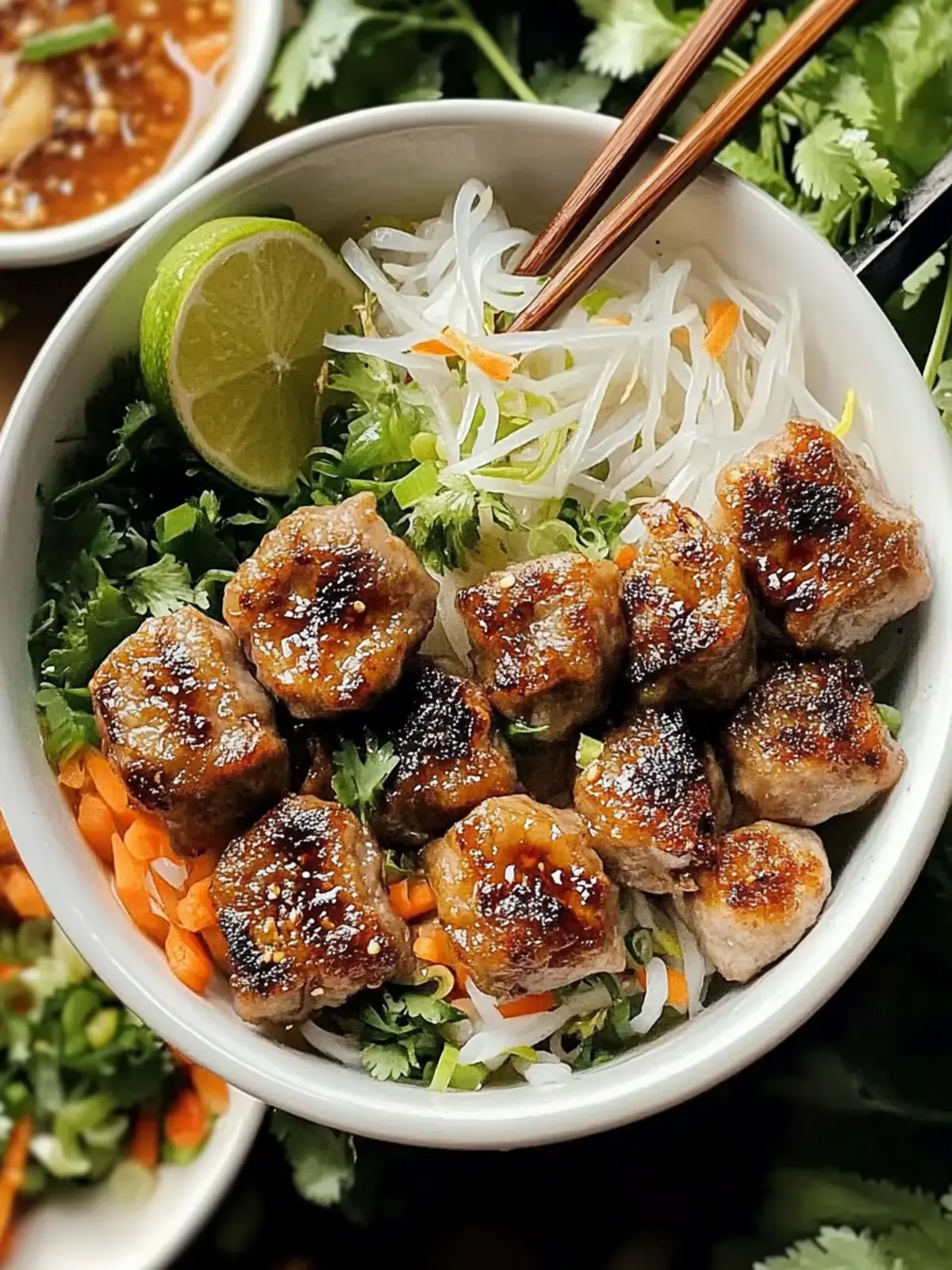 Savory Bun Cha: Quick Vietnamese Meatballs for Family Fun 3 Bun Cha
