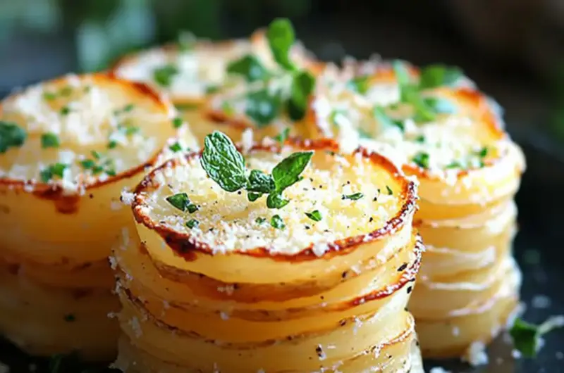 Parmesan Potato Stacks