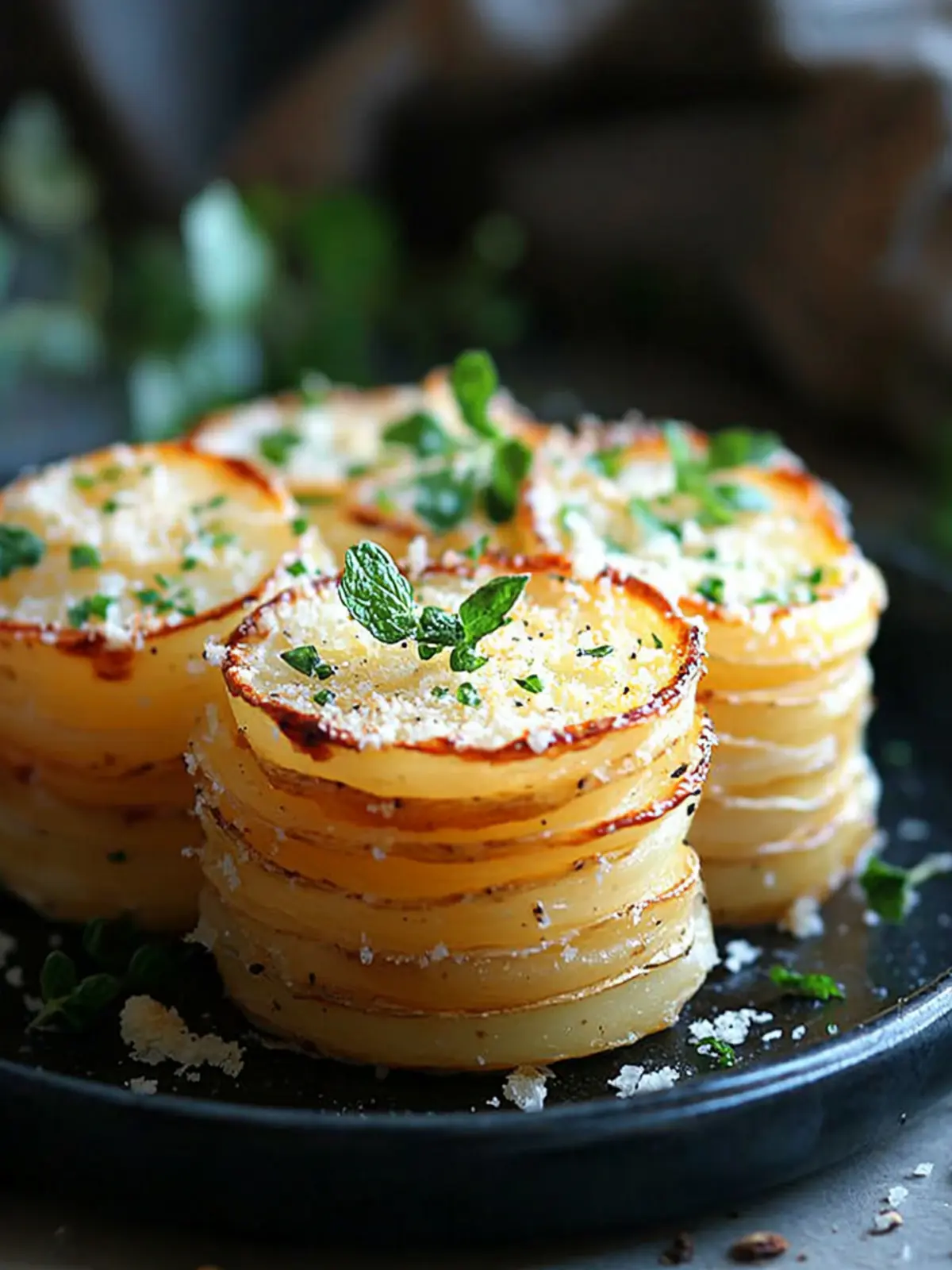 Irresistible Parmesan Potato Stacks for Cozy Nights In 5 Parmesan Potato Stacks