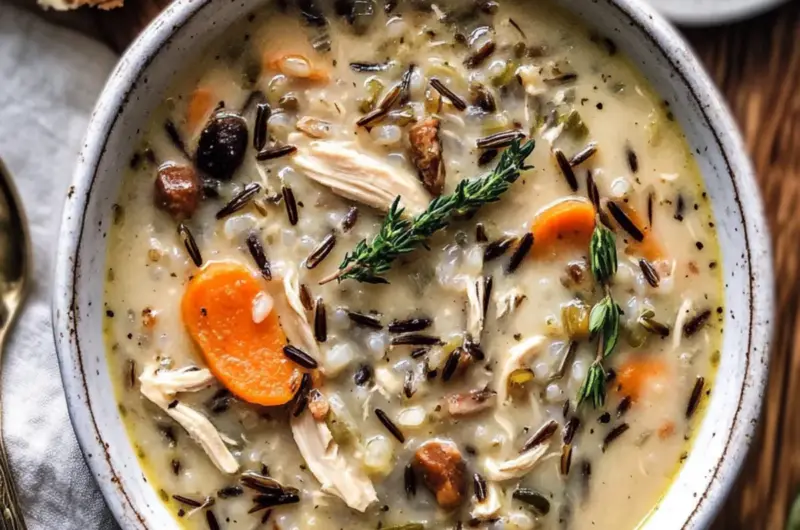 Wild Rice Chicken Soup