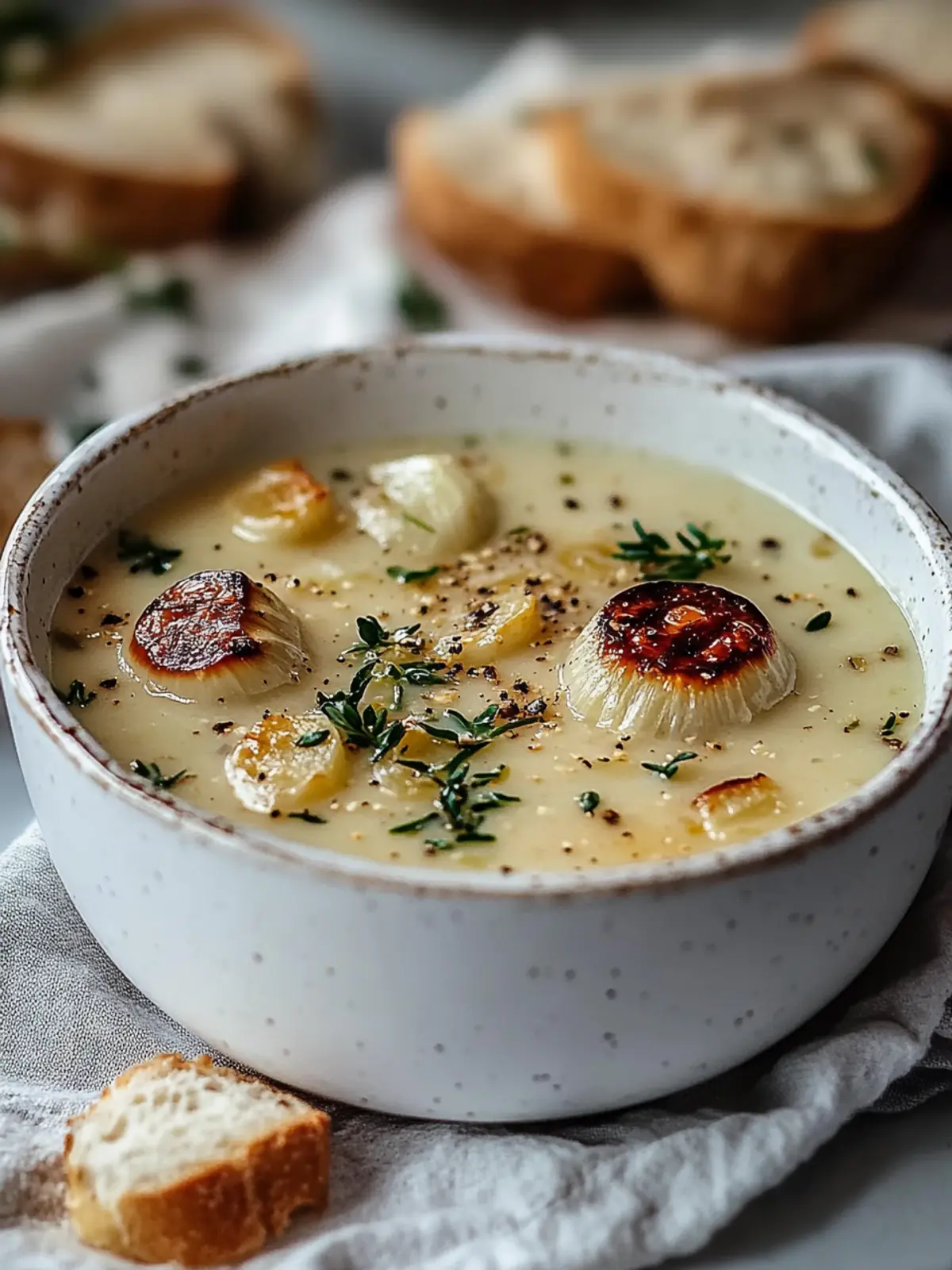 Rustic Country French Garlic Soup: A Cozy Immune-Boosting Bowl 3 Rustic Country French Garlic Soup