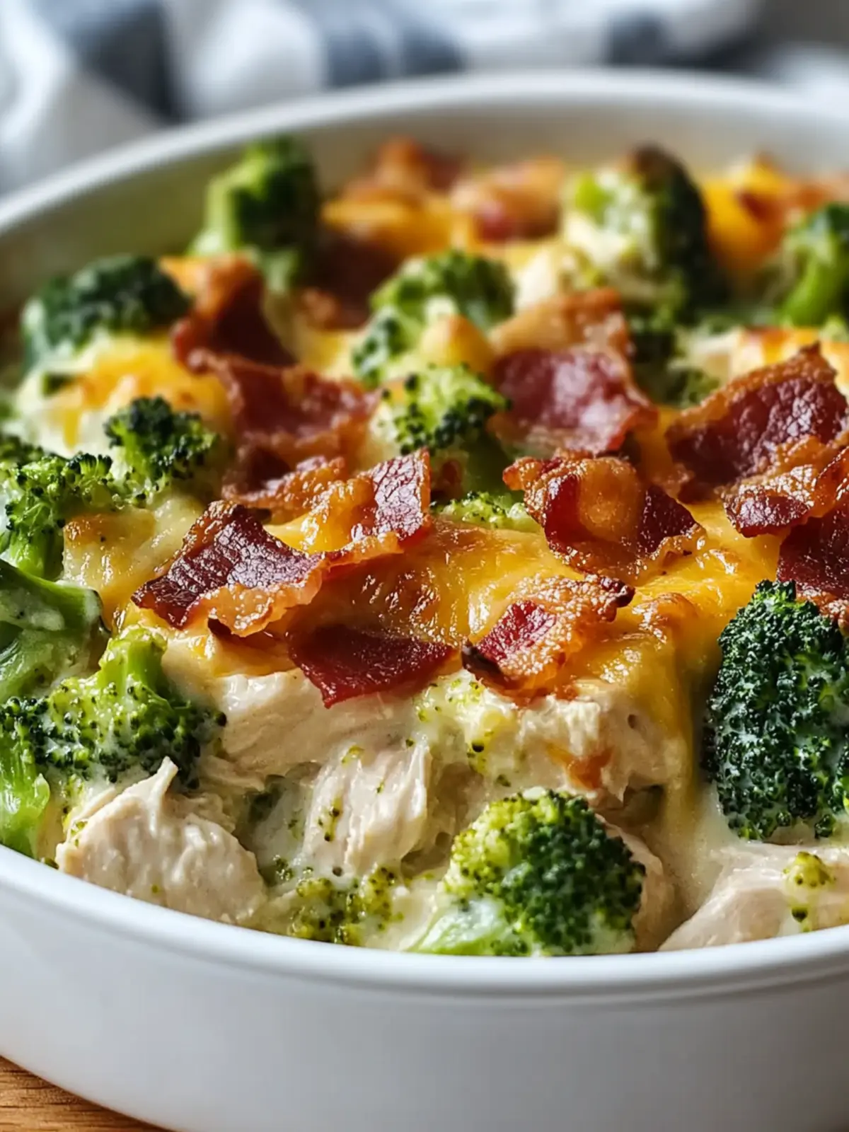Creamy Chicken Casserole with Broccoli and Bacon Delight 2 Chicken Casserole with Broccoli and Bacon