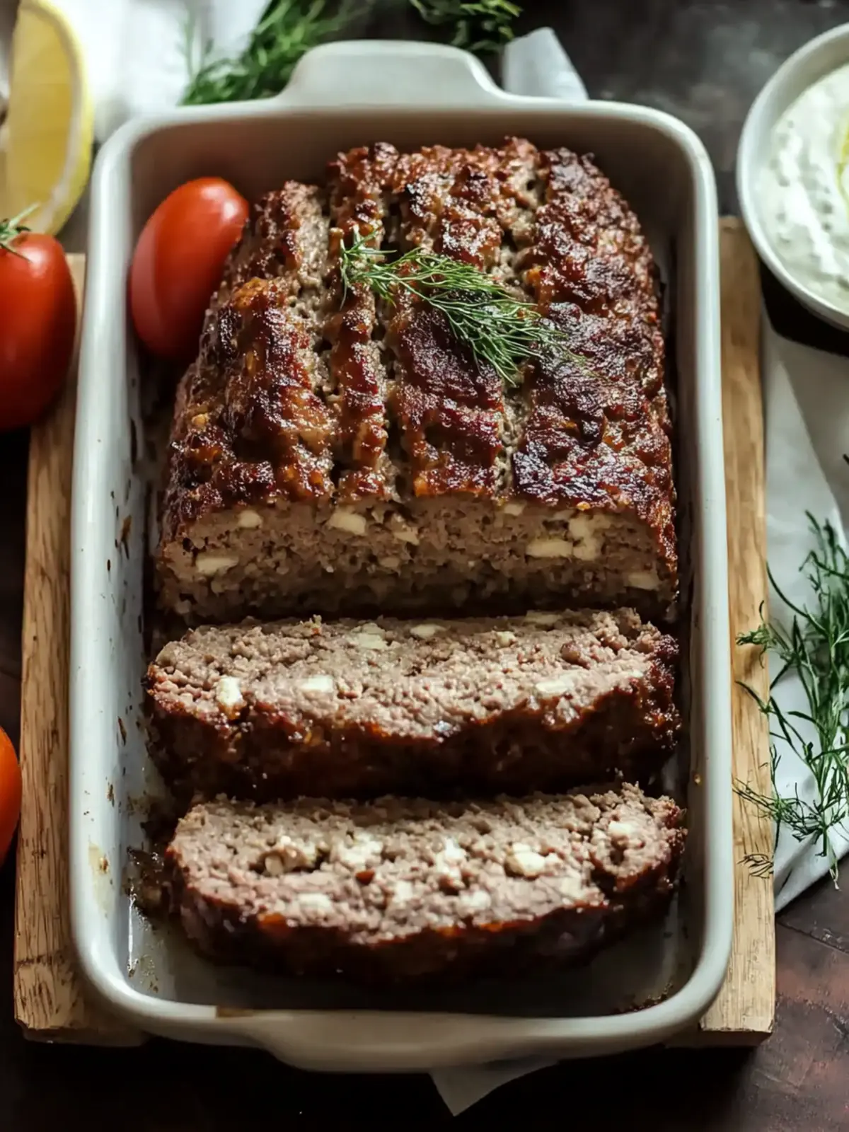 Savory Greek Gyro Meatloaf: A Simple Twist on Tradition 2 Greek Gyro Meatloaf