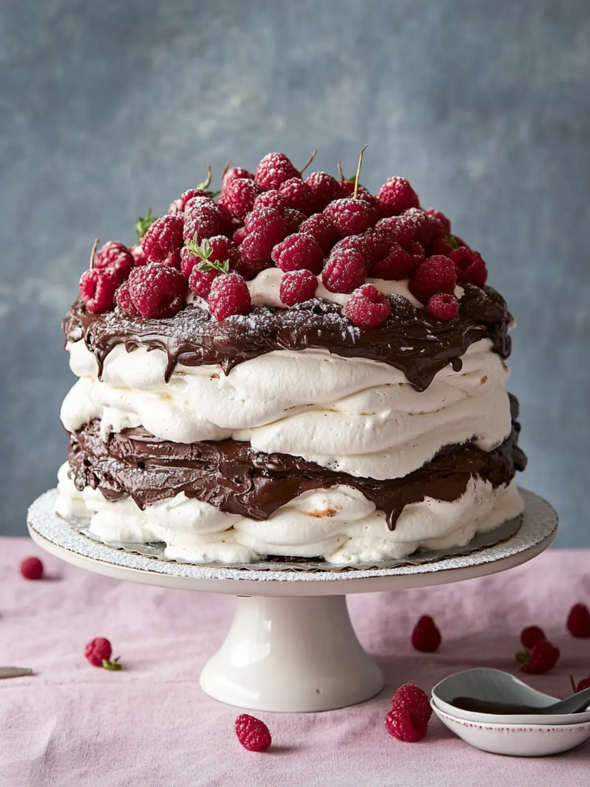 Chocolate Meringue Layer Cake: Light, Decadent Bliss Awaits 2 Chocolate Meringue Layer Cake