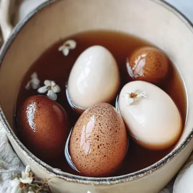 Slow Simmered Tea Stained Eggs for a Flavorful Breakfast Treat 10 Slow Simmered Tea Stained Eggs