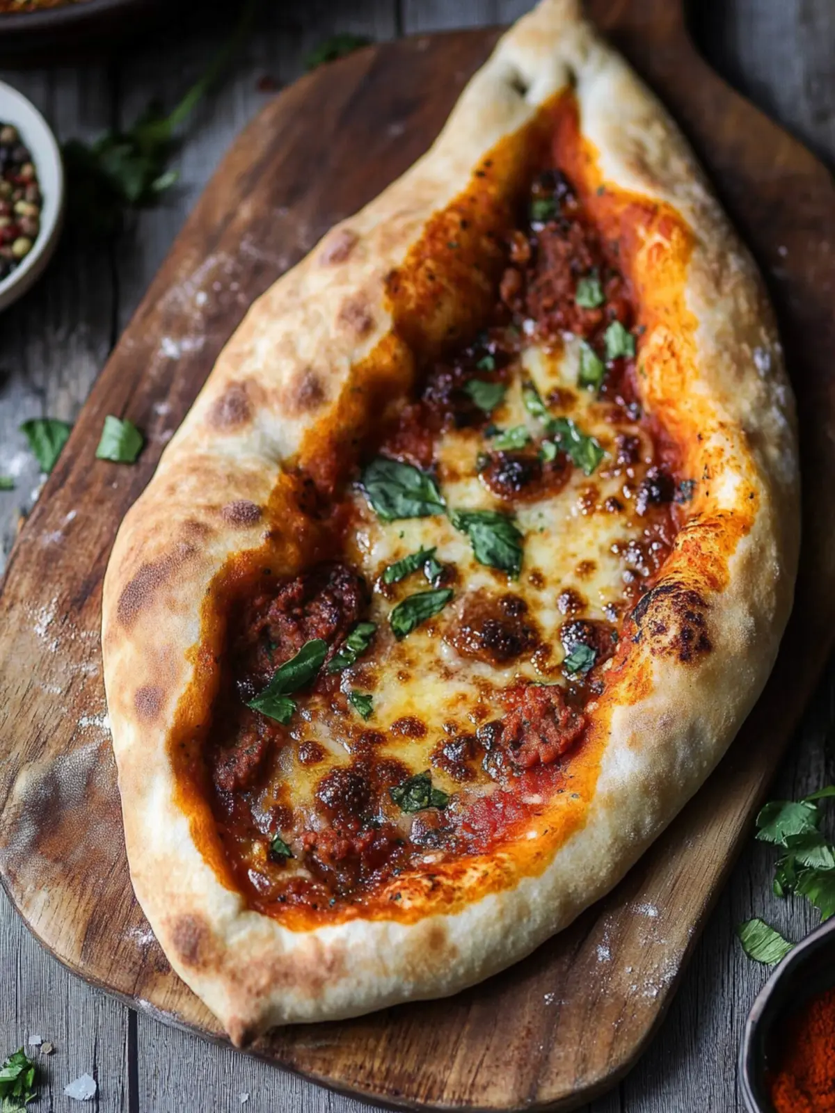 Turkish Pide with Chorizo: Easy Comfort Food for Sharing 4 Turkish Pide with Chorizo