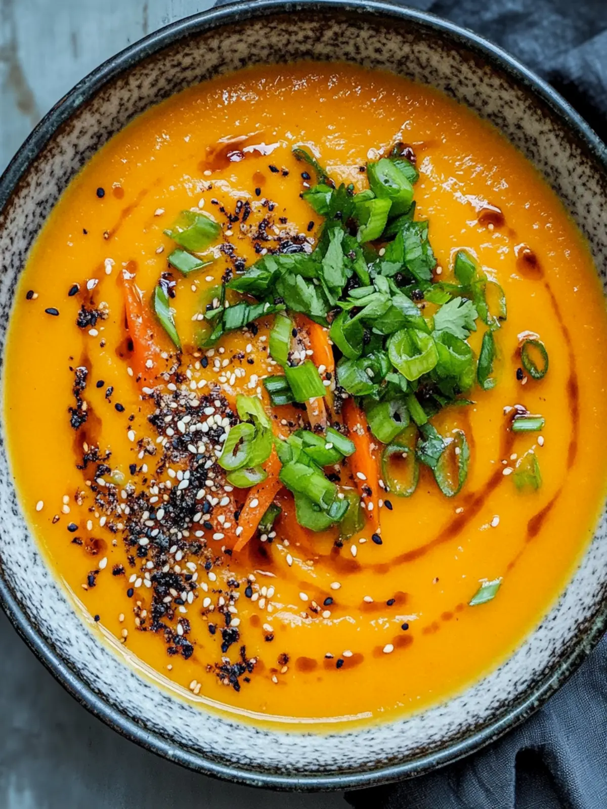Spicy Miso Carrot Soup: A Cozy Vegan Delight in 30 Minutes 3 Spicy Miso Carrot Soup
