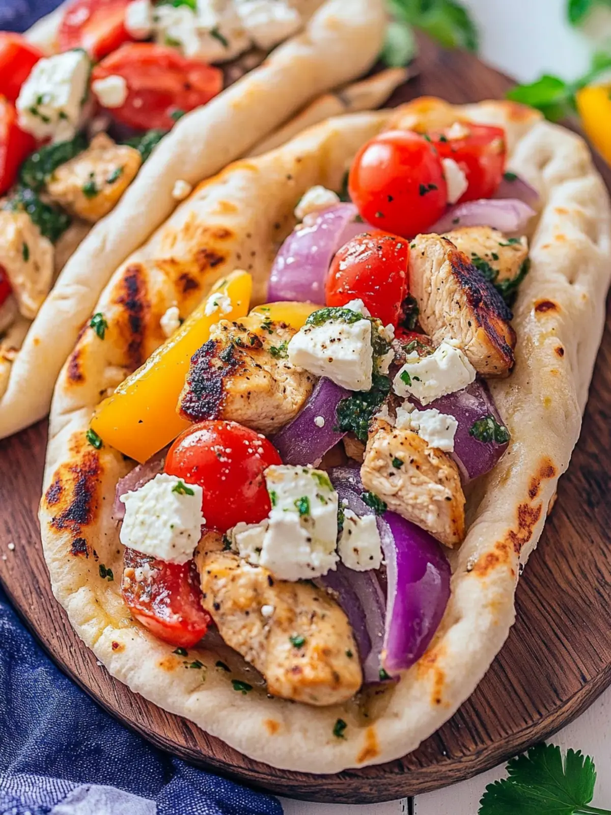 Greek Chicken Flatbreads: A Fresh Take on Family Dinners 3 Greek Chicken Flatbreads