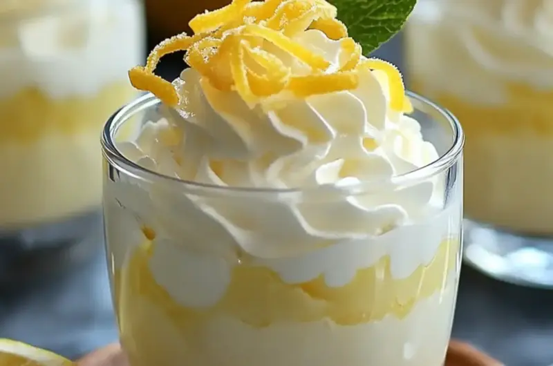 Frosty Lemon Mascarpone Mousse