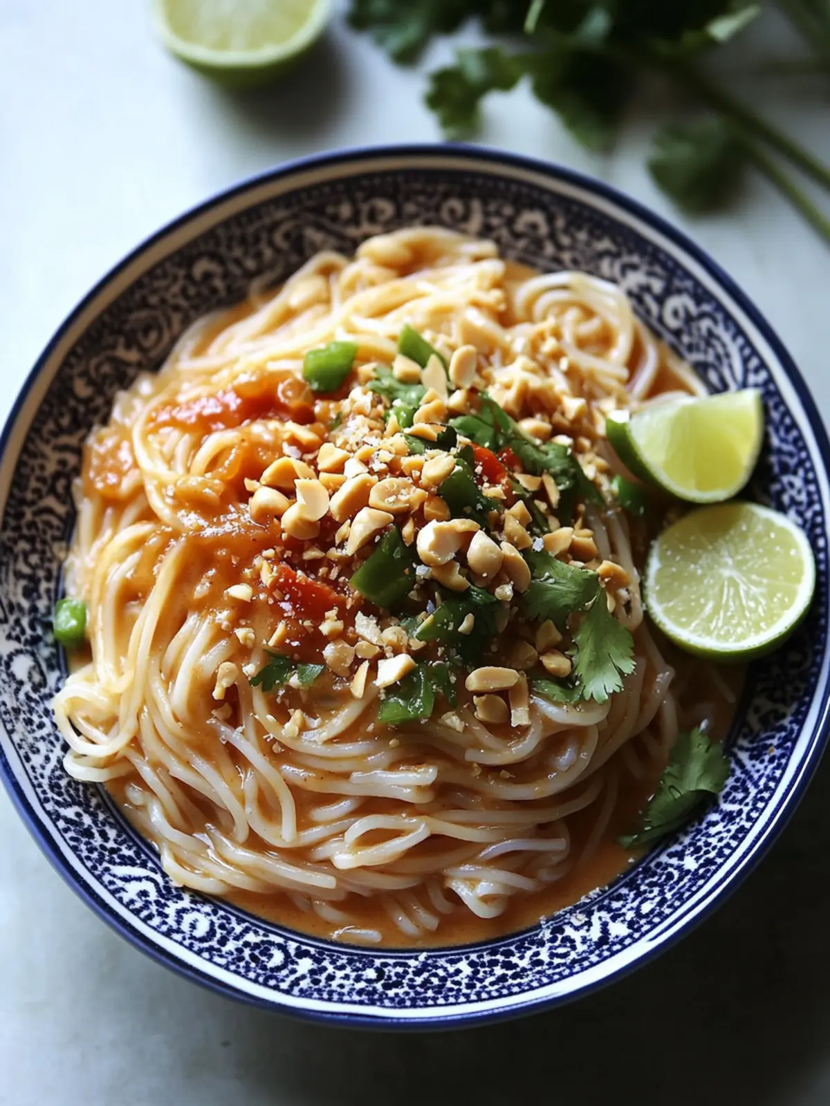 Peanut Sauce Rice Noodles: A Flavorful Comfort Dish 5 Peanut Sauce Rice Noodles