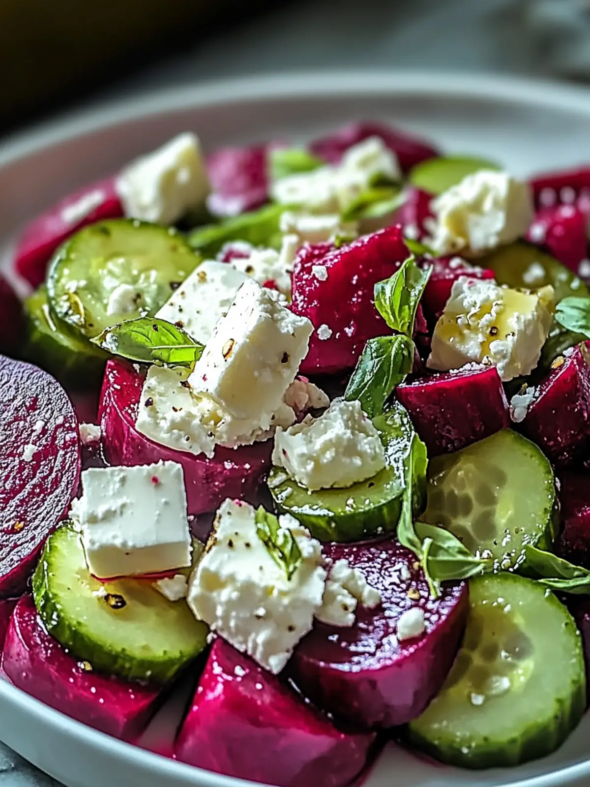 Beet Salad with Feta and Cucumbers for a Refreshing Boost 5 Beet Salad with Feta and Cucumbers