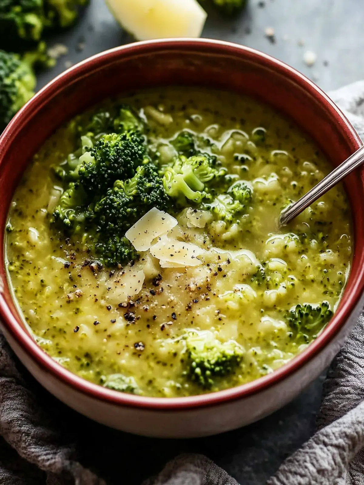 Delicious Garlic Italian Broccoli Soup Ready in 30 Minutes 3 Garlic Italian Broccoli Soup