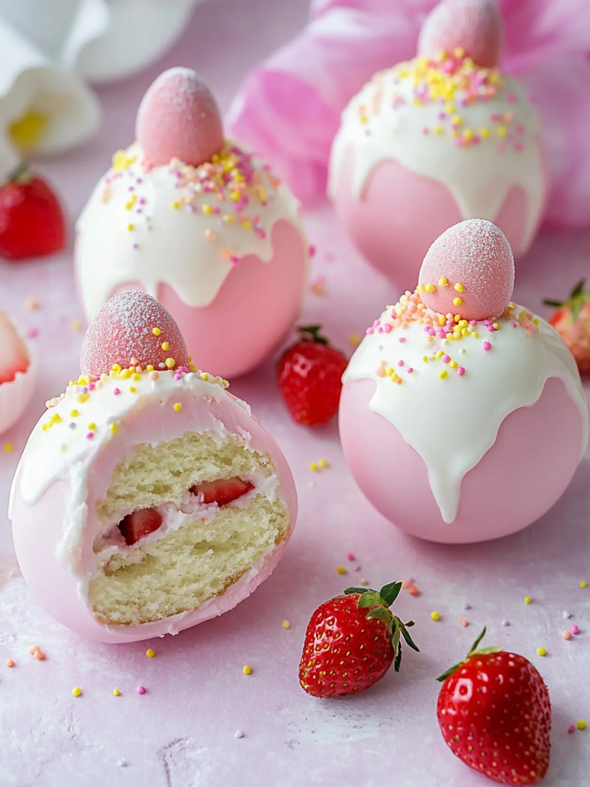 Strawberry Shortcake Easter Egg Bombs – Sweet Surprise Awaits 2 Strawberry Shortcake Easter Egg Bombs
