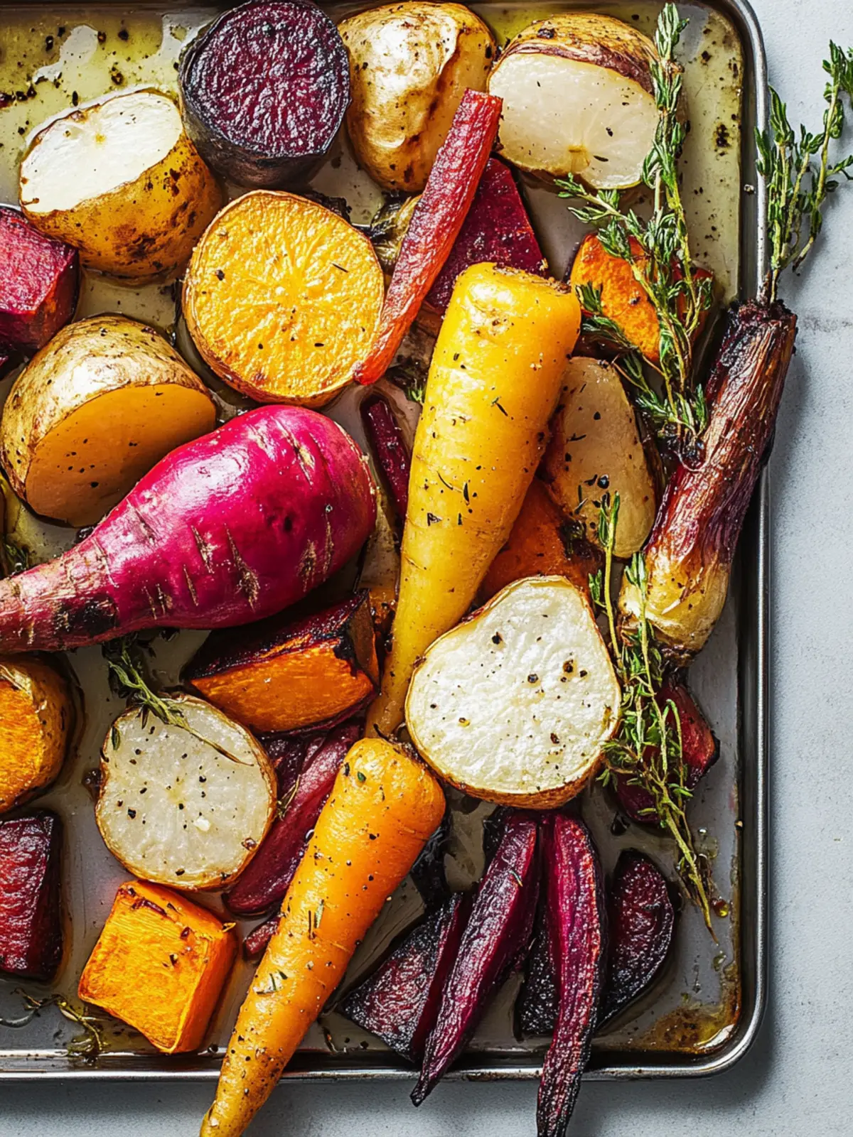 Savory Roasted Root Vegetables for Cozy Comfort Cooking 2 Roasted Root Vegetables
