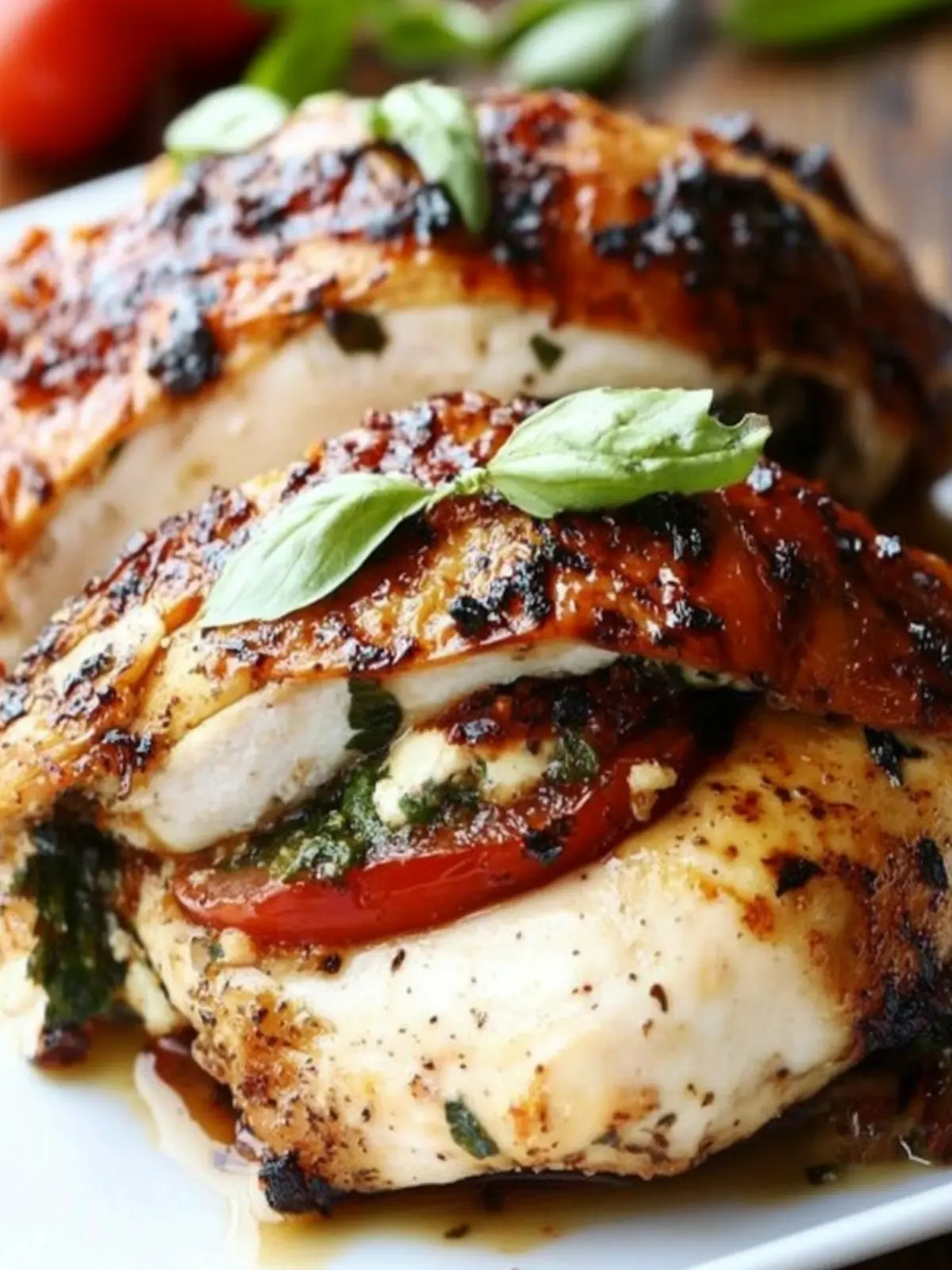 Savory Caprese Stuffed Chicken in Just 30 Minutes 2 Caprese Stuffed Chicken