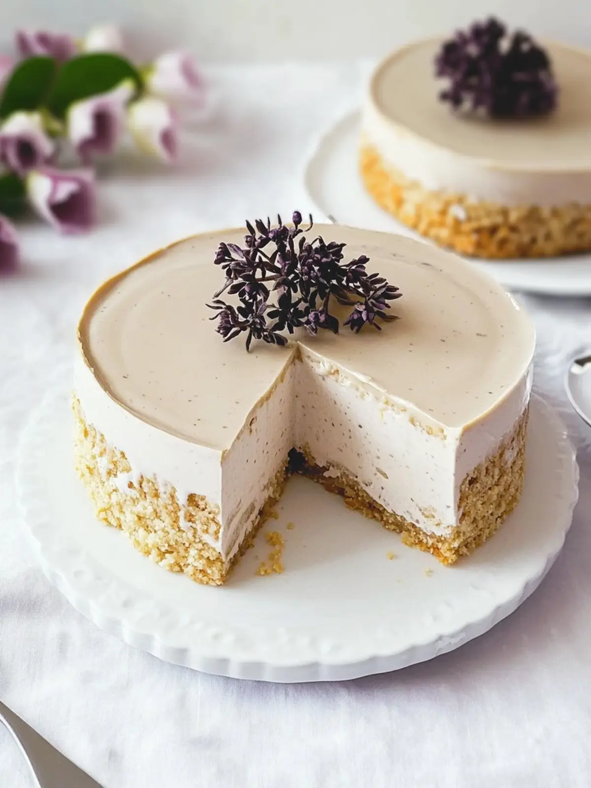 Irresistible Earl Grey Mousse Cheesecake for Effortless Elegance 3 Earl Grey Mousse Cheesecake