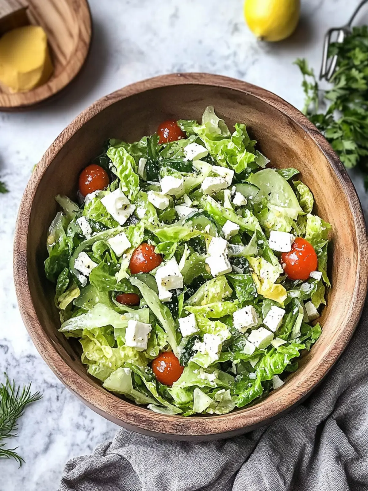 Zesty Maroulosalata: Your New Favorite Greek Lettuce Salad 3 Maroulosalata (Greek Lettuce Salad)