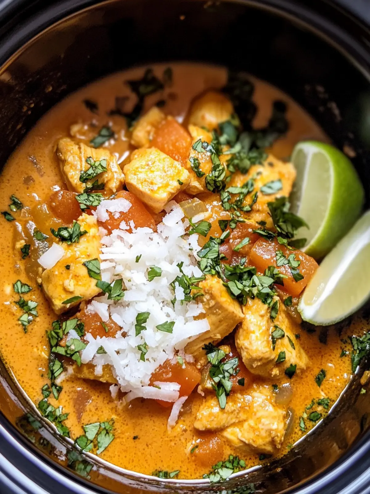 Crockpot Coconut Chicken Curry Magic for Easy Weeknight Dinners 3 Crockpot Coconut Chicken Curry