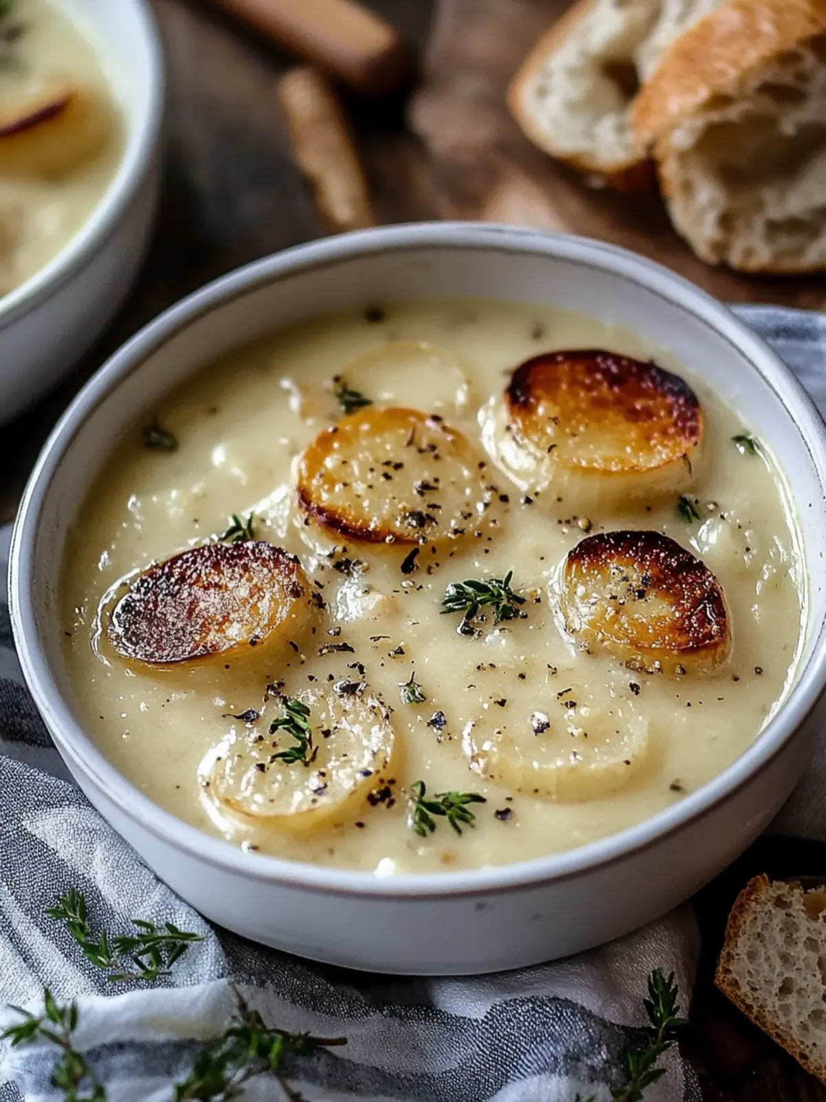 Rustic Country French Garlic Soup: A Cozy Immune-Boosting Bowl 2 Rustic Country French Garlic Soup