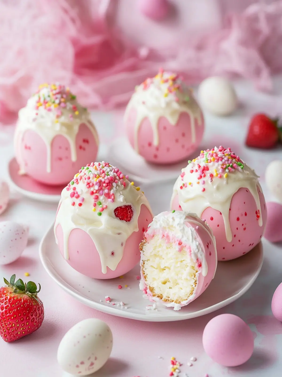 Strawberry Shortcake Easter Egg Bombs – Sweet Surprise Awaits 3 Strawberry Shortcake Easter Egg Bombs