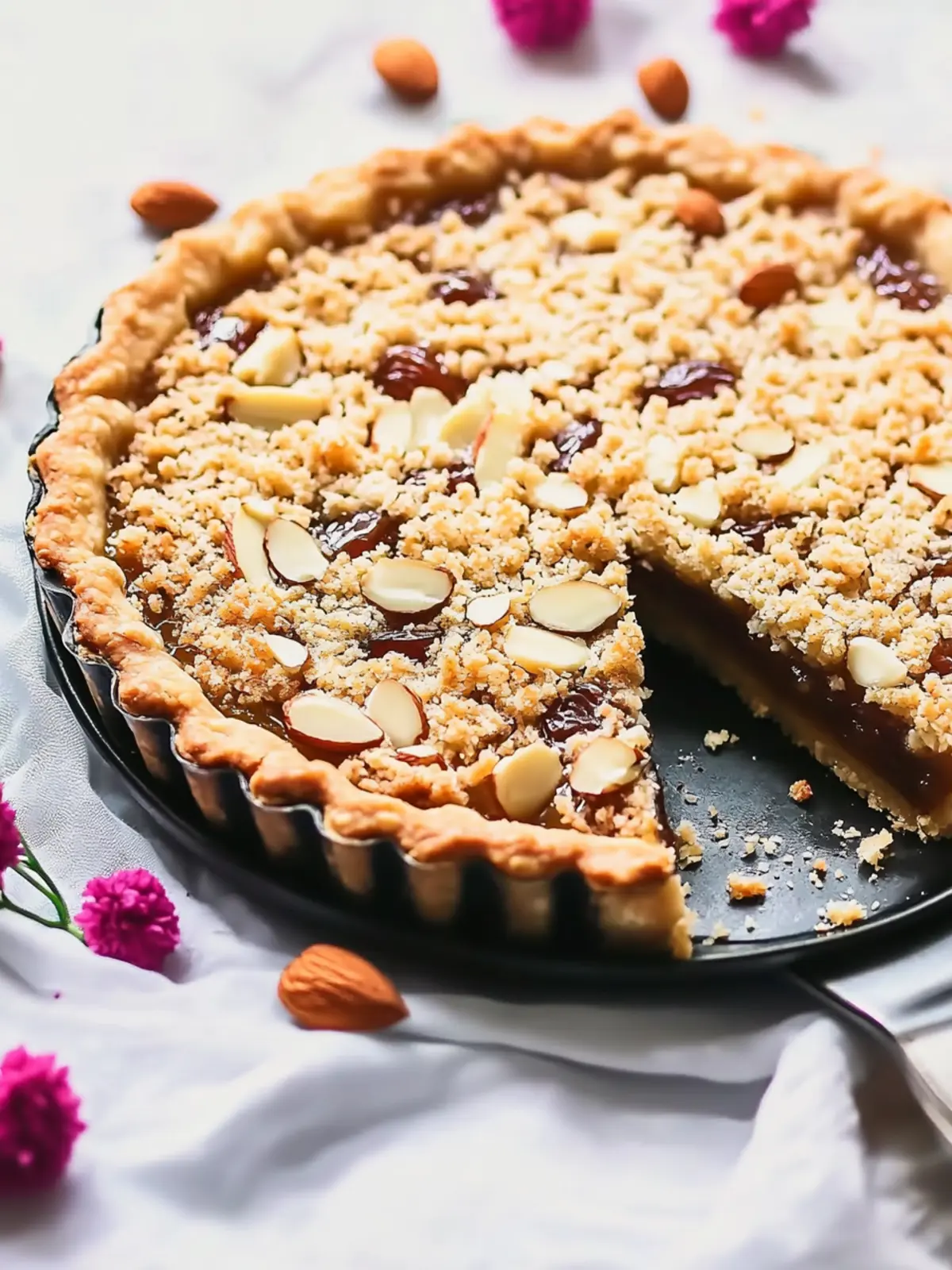 Almond & Medjool Date Tart: A Healthy Sweet Indulgence 4 Almond & Medjool Date Tart