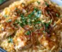Creamy French Onion Chicken Orzo Casserole to Savor