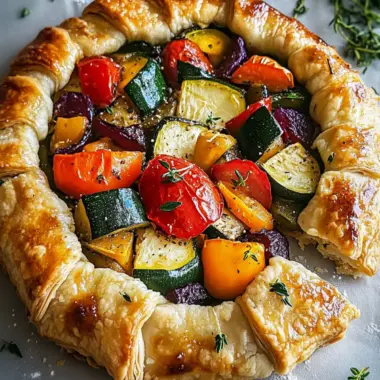 Mediterranean Vegetable Galette: Flaky, Flavor-Packed Delight 9 Mediterranean Vegetable Galette